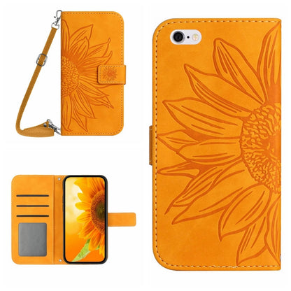 Skin Feel Sun Flower Pattern Flip Leather Phone Case, For iPhone 6, For iPhone 6s Plus, For iPhone 7 / 8, For iPhone 7 Plus / 8 Plus