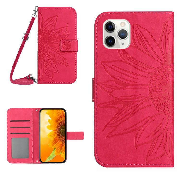Skin Feel Sun Flower Pattern Flip Leather Phone Case, For iPhone 11, For iPhone 11 Pro, For iPhone 11 Pro Max, For iPhone 12 mini