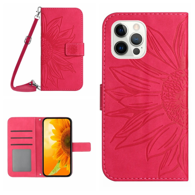 Skin Feel Sun Flower Pattern Flip Leather Phone Case, For iPhone 12 Pro, For iPhone 12 Pro Max, For iPhone 13, For iPhone 13 mini
