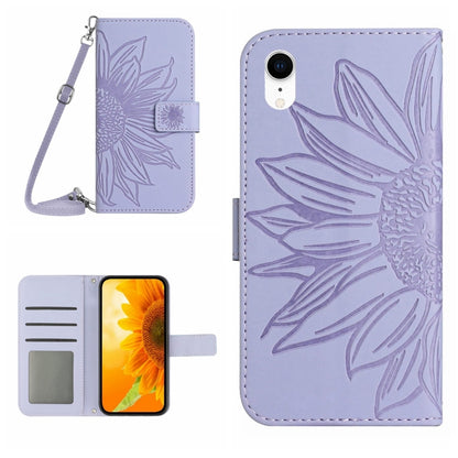 Skin Feel Sun Flower Pattern Flip Leather Phone Case, For iPhone 14 Pro, For iPhone 14 Pro Max, For iPhone X / XS, For iPhone XR