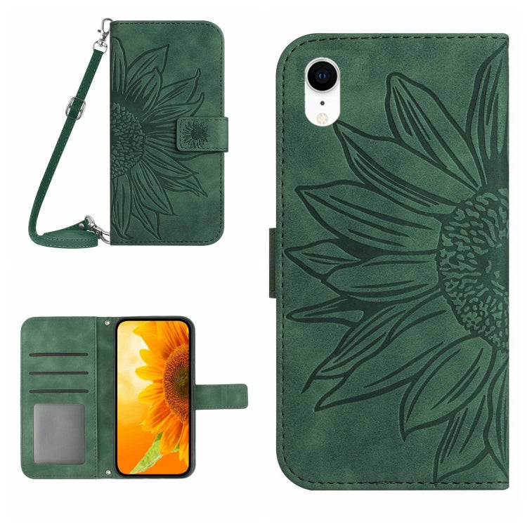 Skin Feel Sun Flower Pattern Flip Leather Phone Case, For iPhone 14 Pro, For iPhone 14 Pro Max, For iPhone X / XS, For iPhone XR