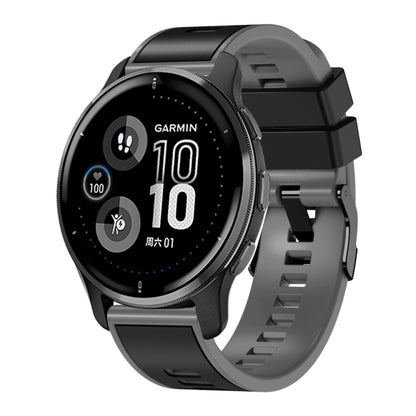 Plain Weave Two-color Silicone Watch Band, For Samsung Galaxy Watch 5 40mm / 44mm