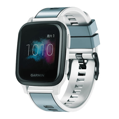 Plain Weave Two-color Silicone Watch Band, For Samsung Galaxy Watch 5 40mm / 44mm