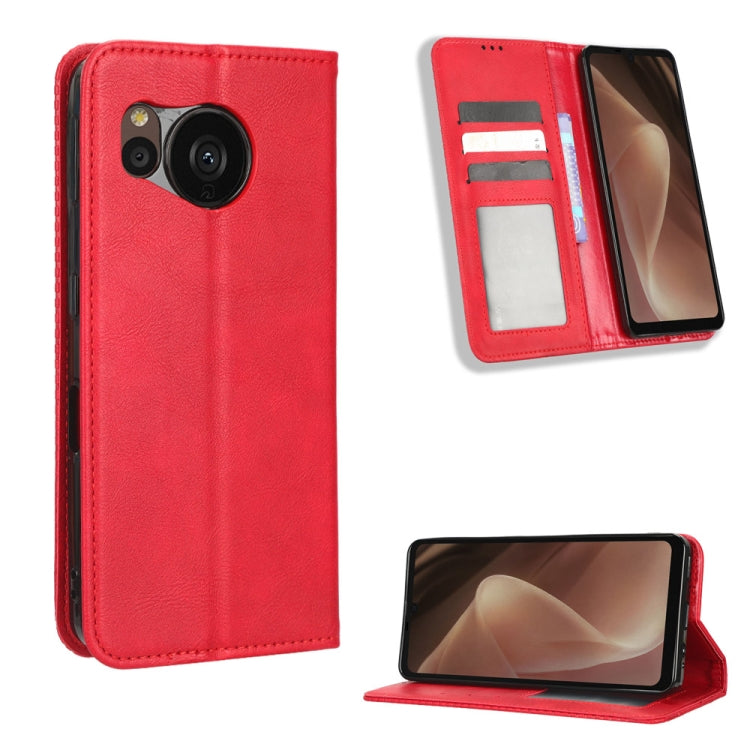 Magnetic Buckle Retro Texture Leather Phone Case, For Samsung Galaxy A23e / A23s / A23 5G JP, For Sony Xperia 5 IV, For Sharp Aquos Sense7 Plus, For Sharp Aquos Sense7, For iPhone 14 Plus, For iPhone 14 Pro Max, For Xiaomi 12T / Redmi K50 Ultra        ...