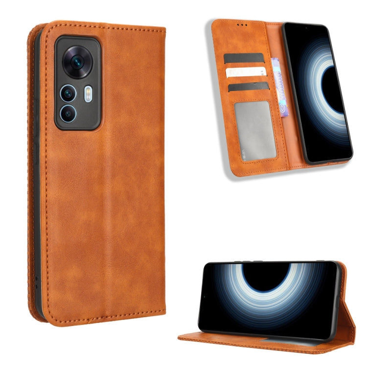Magnetic Buckle Retro Texture Leather Phone Case, For Samsung Galaxy A23e / A23s / A23 5G JP, For Sony Xperia 5 IV, For Sharp Aquos Sense7 Plus, For Sharp Aquos Sense7, For iPhone 14 Plus, For iPhone 14 Pro Max, For Xiaomi 12T / Redmi K50 Ultra        ...