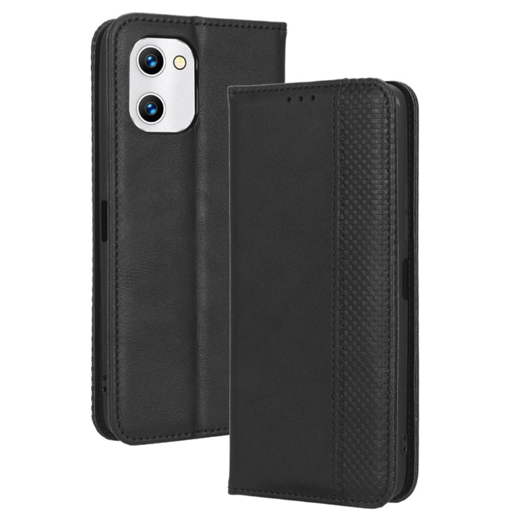 Magnetic Buckle Retro Texture Leather Phone Case, For UMIDIGI C1, For UMIDIGI F3 5G / 4G / F3S / F3 SE, For UMIDIGI Power 7 / Power 7S, For ZTE Blade A52 Lite, For ZTE Blade A72 5G