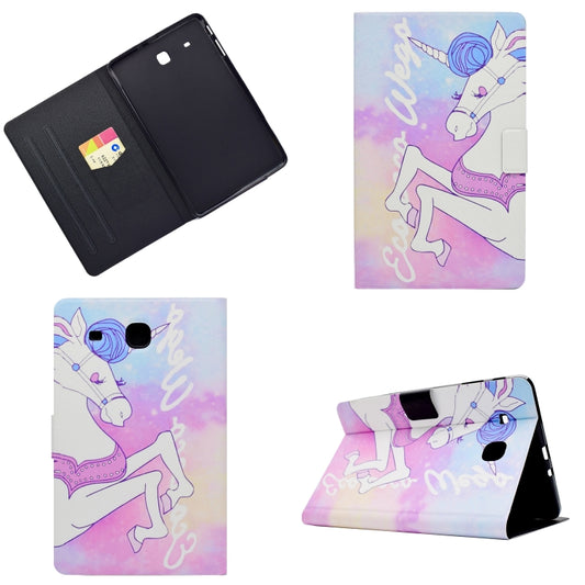 Electric Pressed Left Right Flat Feather Case with Sleep Function Pen Cover & Card Slot & Holder, For Galaxy Tab E T560, For iPad 2 / 3 / 4, For iPad Air, For iPad mini  2 / 3 / 4 / 5, For Huawei T5-10.0, For Huawei T1-701U (7.0), For Huawei T1-A21W (9...