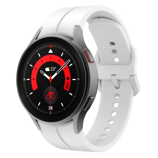 Colorful Buckle Silicone Watch Band, For Samsung Galaxy Watch 5 Pro 45mm