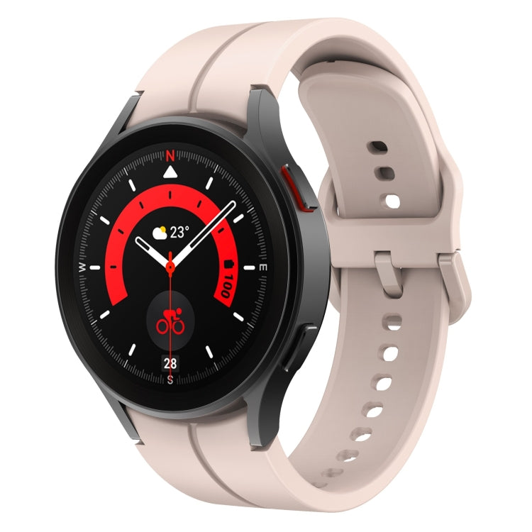 Colorful Buckle Silicone Watch Band, For Samsung Galaxy Watch 5 Pro 45mm