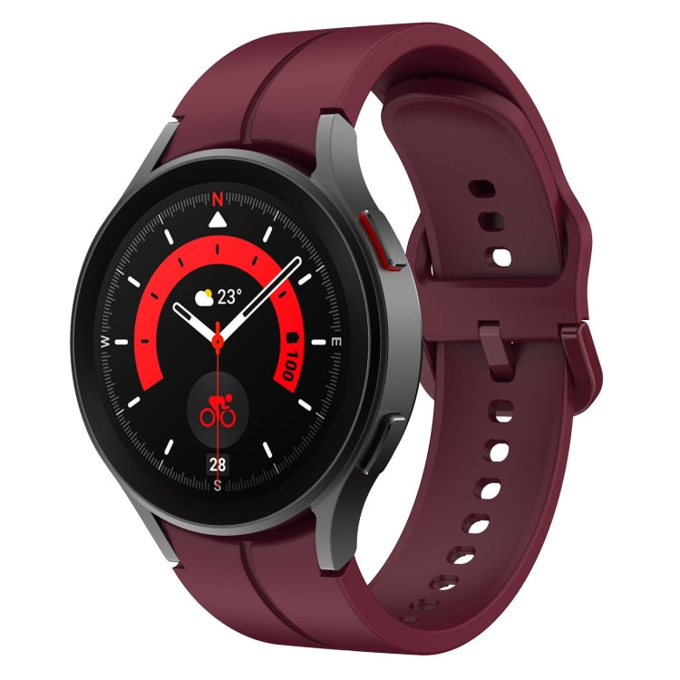 Colorful Buckle Silicone Watch Band, For Samsung Galaxy Watch 5 Pro 45mm