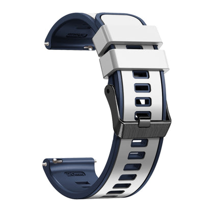 Plain Weave Two-color Silicone Watch Band, For Samsung Galaxy Watch 5 Pro 45mm