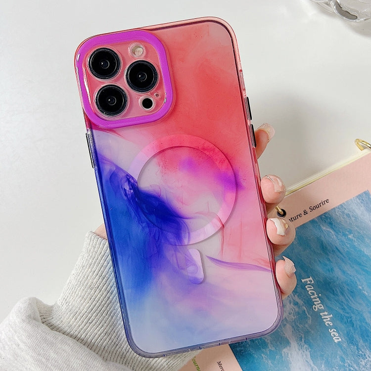 Marble Dual-side Laminating Magsafe Phone Case, For iPhone 14, For iPhone 14 Plus, For iPhone 14 Pro, For iPhone 14 Pro Max