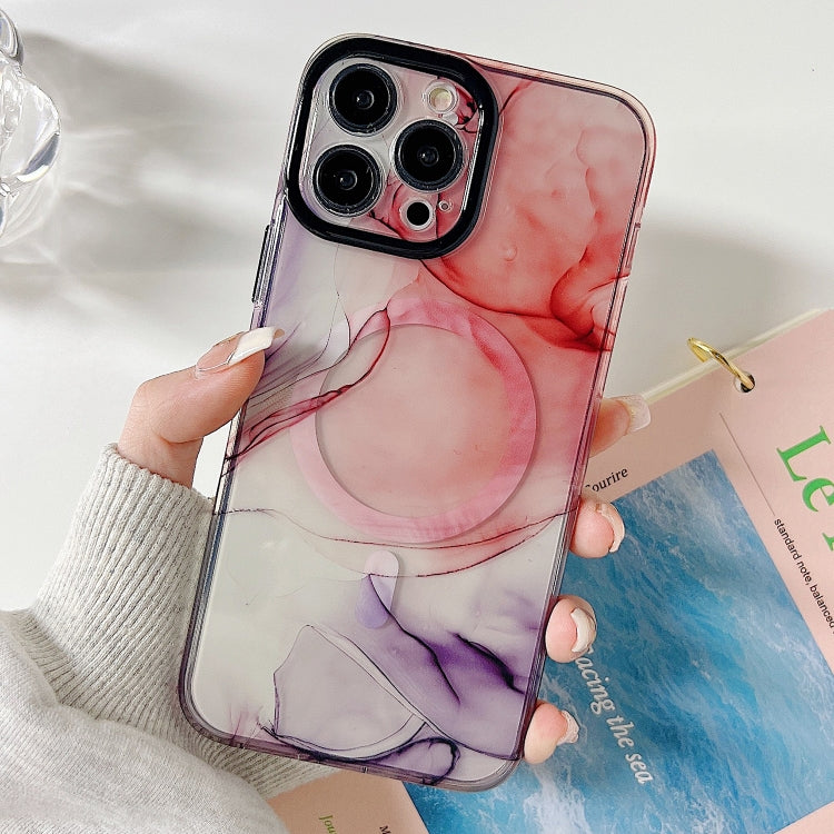 Marble Dual-side Laminating Magsafe Phone Case, For iPhone 14, For iPhone 14 Plus, For iPhone 14 Pro, For iPhone 14 Pro Max
