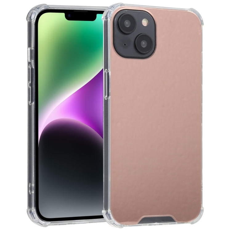 Electroplated Mirror Acrylic Four Drop TPU Phone Case, For iPhone 14, For iPhone 14 Plus, For iPhone 14 Pro, For iPhone 14 Pro Max