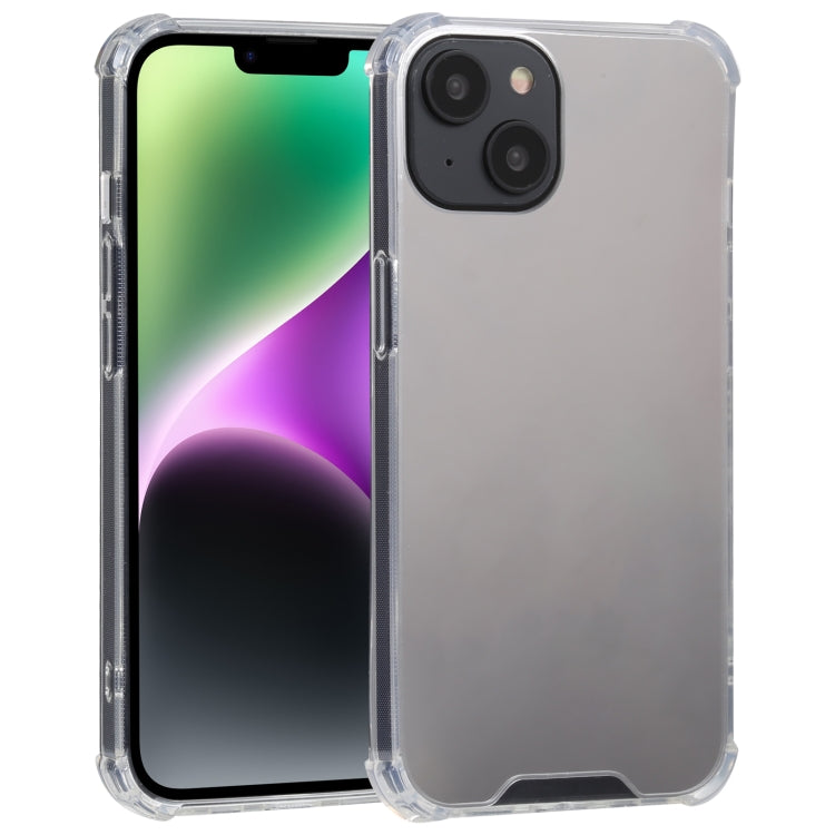 Electroplated Mirror Acrylic Four Drop TPU Phone Case, For iPhone 14, For iPhone 14 Plus, For iPhone 14 Pro, For iPhone 14 Pro Max