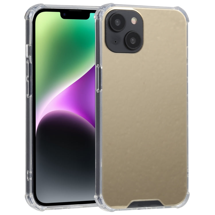 Electroplated Mirror Acrylic Four Drop TPU Phone Case, For iPhone 14, For iPhone 14 Plus, For iPhone 14 Pro, For iPhone 14 Pro Max