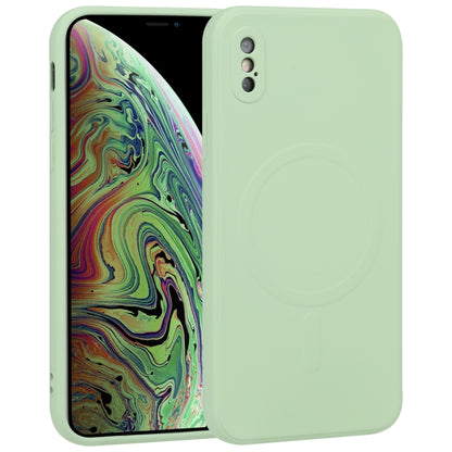 Liquid Silicone Full Coverage Shockproof Magsafe Phone Case, For iPhone X / XS, For iPhone XR, For iPhone XS Max