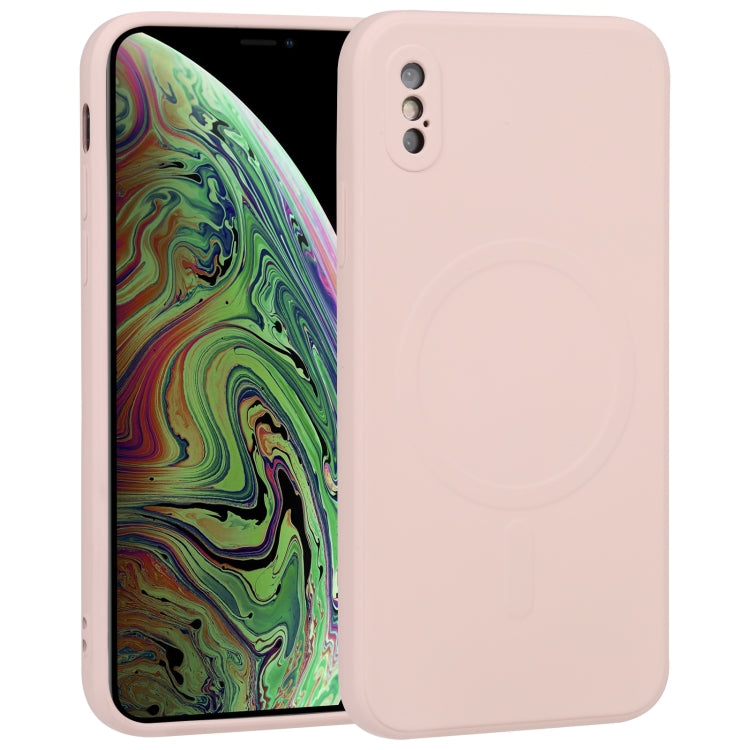Liquid Silicone Full Coverage Shockproof Magsafe Phone Case, For iPhone X / XS, For iPhone XR, For iPhone XS Max