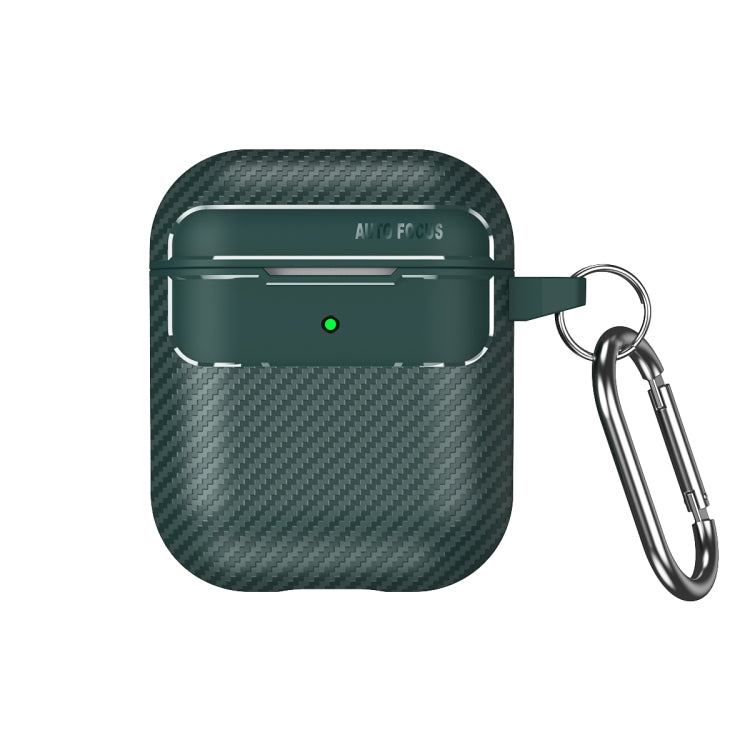 Carbon Fiber Texture Anti-fall Earphone Protective Case, For AirPods 1 / 2, For AirPods 3, For AirPods Pro, For AirPods Pro 2