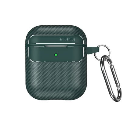 Carbon Fiber Texture Anti-fall Earphone Protective Case, For AirPods 1 / 2, For AirPods 3, For AirPods Pro, For AirPods Pro 2