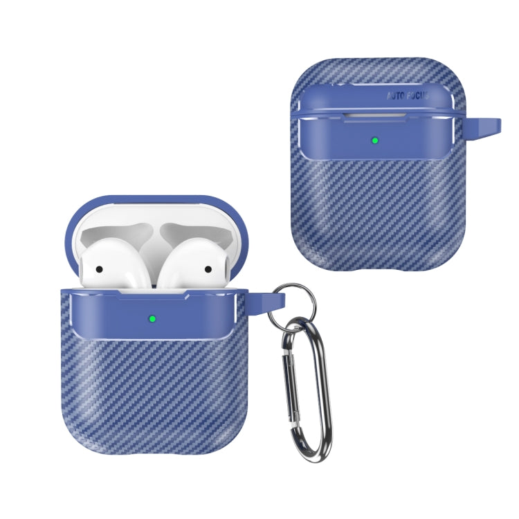 Carbon Fiber Texture Anti-fall Earphone Protective Case, For AirPods 1 / 2, For AirPods 3, For AirPods Pro, For AirPods Pro 2