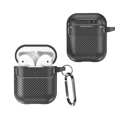 Carbon Fiber Texture Anti-fall Earphone Protective Case, For AirPods 1 / 2, For AirPods 3, For AirPods Pro, For AirPods Pro 2