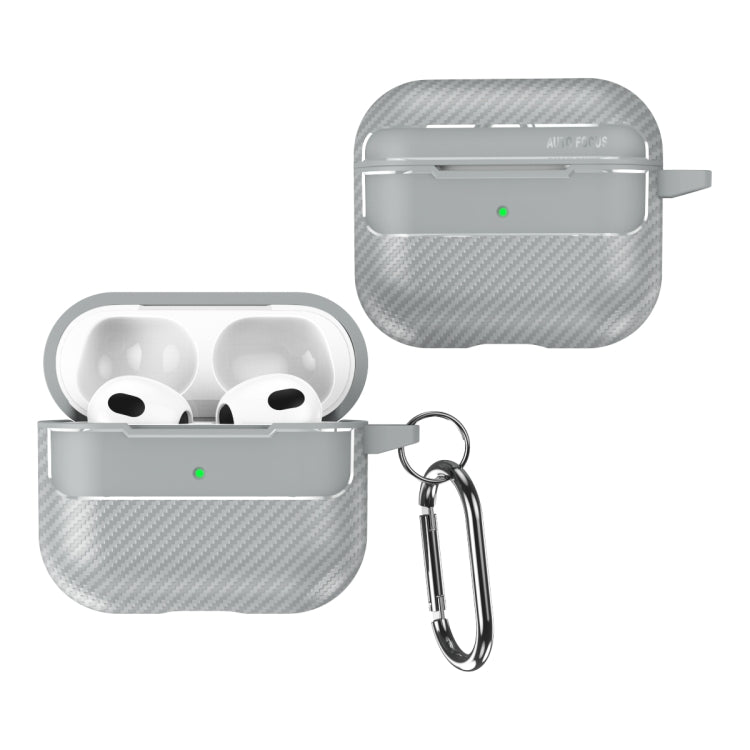 Carbon Fiber Texture Anti-fall Earphone Protective Case, For AirPods 1 / 2, For AirPods 3, For AirPods Pro, For AirPods Pro 2