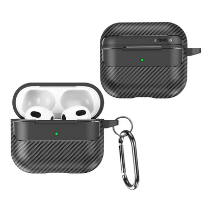Carbon Fiber Texture Anti-fall Earphone Protective Case, For AirPods 1 / 2, For AirPods 3, For AirPods Pro, For AirPods Pro 2