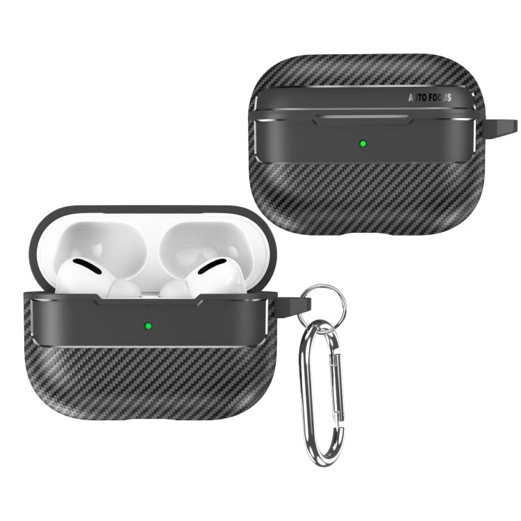 Carbon Fiber Texture Anti-fall Earphone Protective Case, For AirPods 1 / 2, For AirPods 3, For AirPods Pro, For AirPods Pro 2