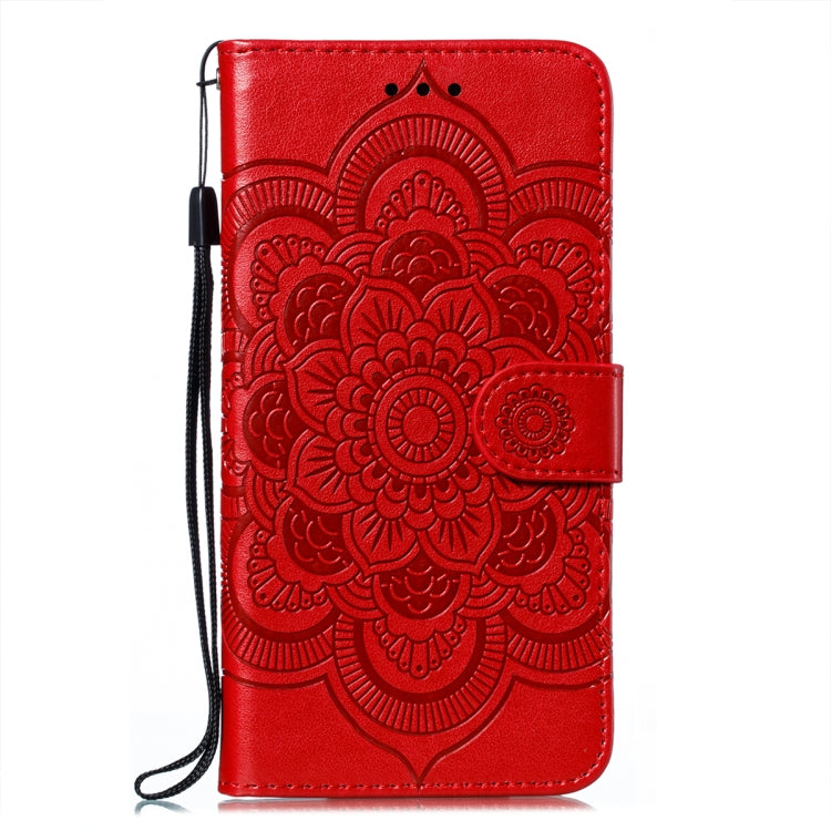 Sun Mandala Embossing Leather Phone Case, For iPhone 14 / 13, For iPhone 14 Plus, For iPhone 14 Pro, For iPhone 14 Pro Max