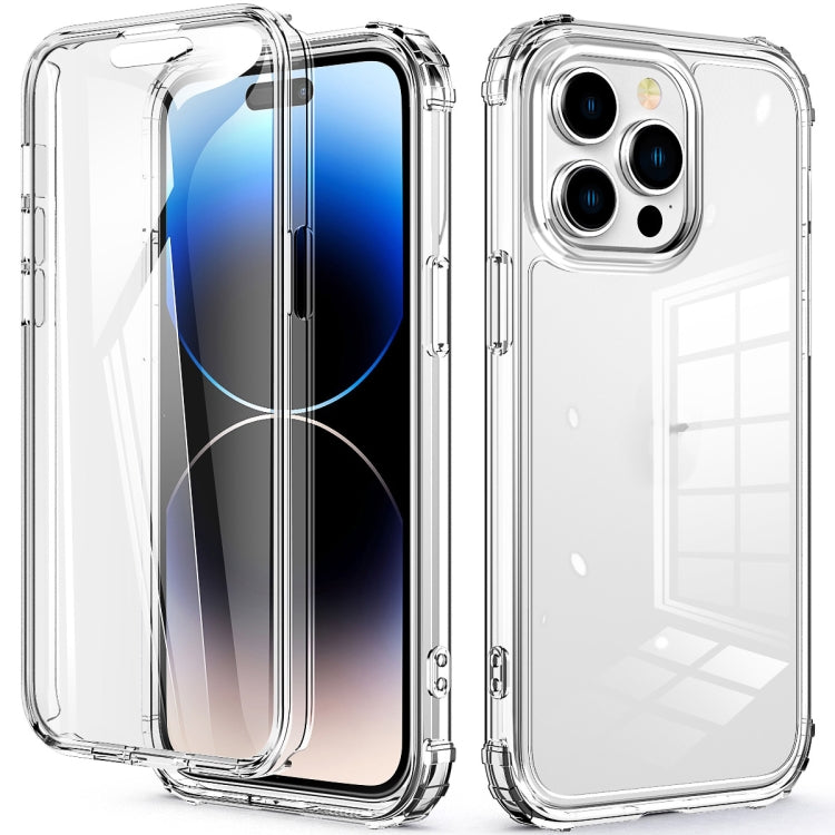 360 Full Body Clear Four Corner Airbags Phone Case, For iPhone 14, For iPhone 14 Plus, For iPhone 14 Pro, For iPhone 14 Pro Max