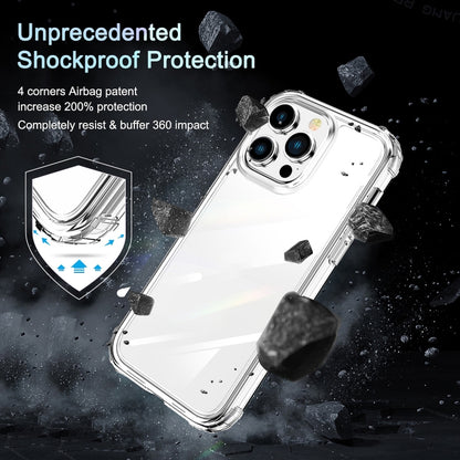 360 Full Body Clear Four Corner Airbags Phone Case, For iPhone 14, For iPhone 14 Plus, For iPhone 14 Pro, For iPhone 14 Pro Max