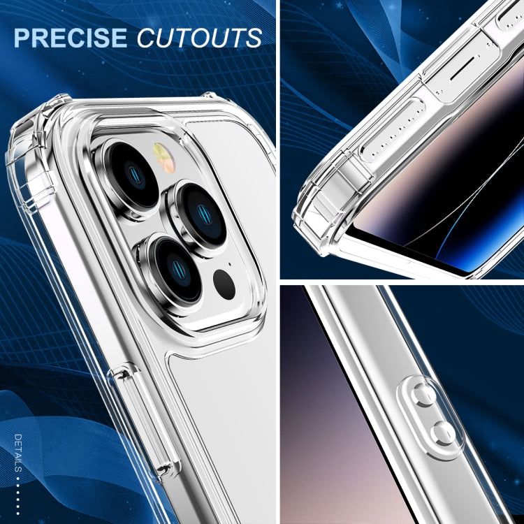 360 Full Body Clear Four Corner Airbags Phone Case, For iPhone 14, For iPhone 14 Plus, For iPhone 14 Pro, For iPhone 14 Pro Max