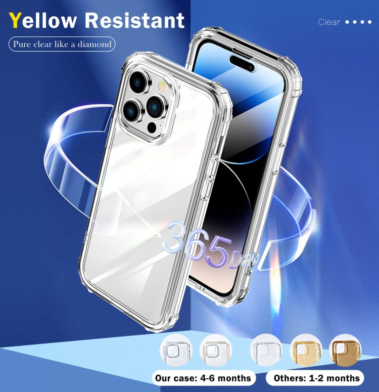 360 Full Body Clear Four Corner Airbags Phone Case, For iPhone 14, For iPhone 14 Plus, For iPhone 14 Pro, For iPhone 14 Pro Max