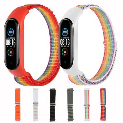 Nylon Loop Watch Band, For Xiaomi Mi Band 3 / 4 / 5 / 6 / 7