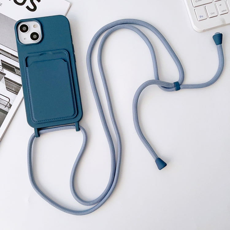 Crossbody Lanyard Elastic Silicone Card Holder Phone Case, For iPhone 13 Pro Max, For iPhone 12, For iPhone 12 Pro