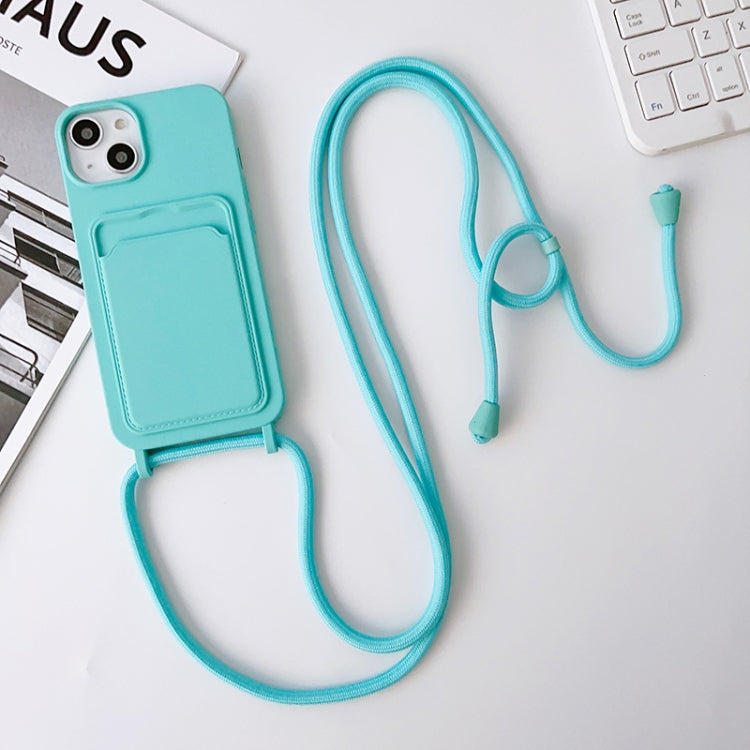 Crossbody Lanyard Elastic Silicone Card Holder Phone Case, For iPhone 13 Pro Max, For iPhone 12, For iPhone 12 Pro