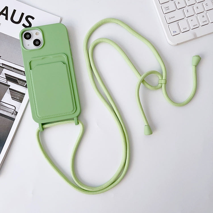 Crossbody Lanyard Elastic Silicone Card Holder Phone Case, For iPhone 13 Pro Max, For iPhone 12, For iPhone 12 Pro