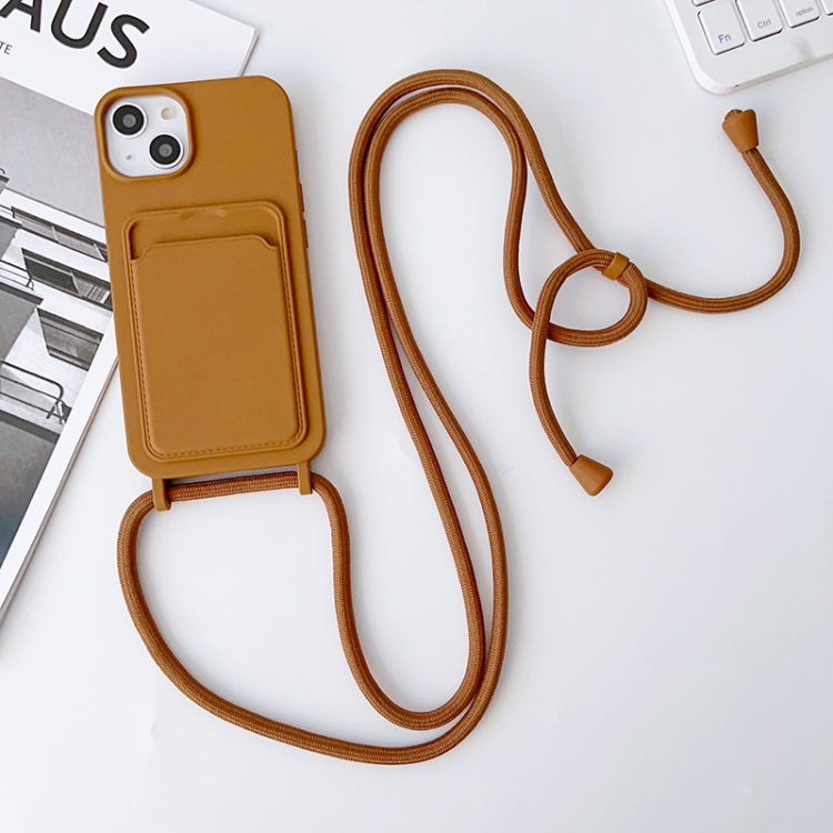 Crossbody Lanyard Elastic Silicone Card Holder Phone Case, For iPhone 12 Pro Max, For iPhone 11, For iPhone 11 Pro