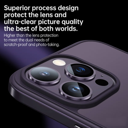 SULADA Metal Frame + Nano Glass + TPU Phone Case, For iPhone 14, For iPhone 14 Plus, For iPhone 14 Pro, For iPhone 14 Pro Max
