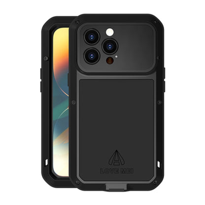 LOVE MEI Metal Shockproof Waterproof Dustproof Phone Case, For iPhone 14, For iPhone 14 Plus, For iPhone 14 Pro, For iPhone 14 Pro Max
