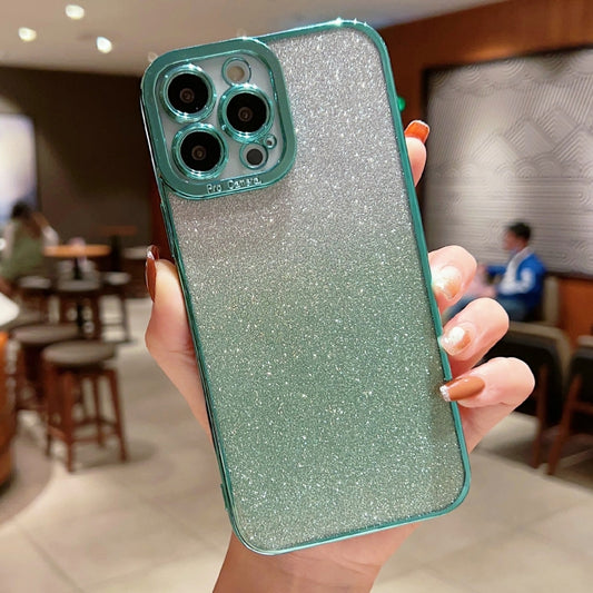 High Transparent Gradient Color Glitter TPU Phone Case, For iPhone 14 Plus, For iPhone 14 Pro Max, For iPhone 14 Pro, For iPhone 14