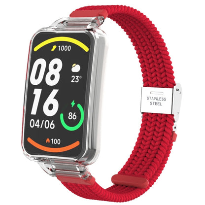 Braided Nylon Buckle Integrated Watch Band, For Xiaomi Mi Band 7 Pro