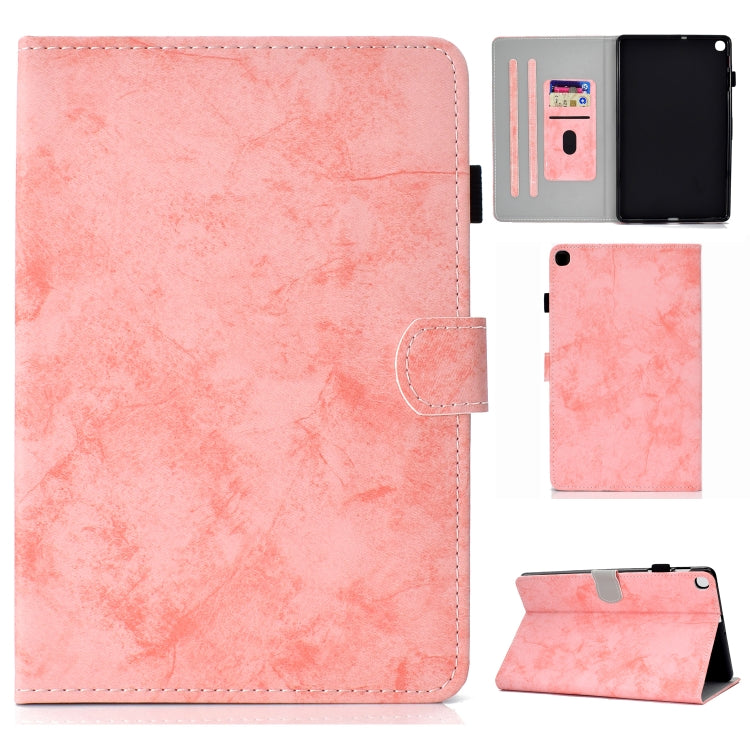 Sewing Thread Horizontal Solid Color Flat Leather Case with Sleep Function & Pen Cover & Anti Skid Strip & Card Slot & Holder, For Galaxy Tab S6 Lite