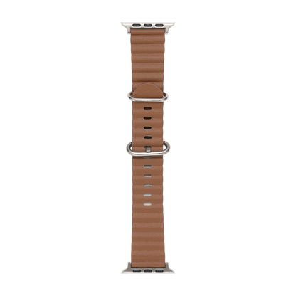 Ocean Style Leather Watch Strap, For Apple Watch Ultra 49mm / Series 8&7 45mm / SE 2&6&SE&5&4 44mm / 3&2&1 42mm, For Apple Watch Ultra 49mm / Series 8&7 45mm /, For Apple Watch Series 8&7 41mm / SE 2&6&SE&5&4 40mm / 3&2&1 38mm