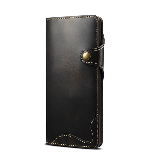 Denior Oil Wax Cowhide Magnetic Button Genuine Leather Case, For Samsung Galaxy S20+, For Samsung Galaxy S20 Ultra, For Samsung Galaxy Note20, For Samsung Galaxy Note20 Ultra, For Samsung Galaxy S21 5G, For Samsung Galaxy S21+ 5G                       ...