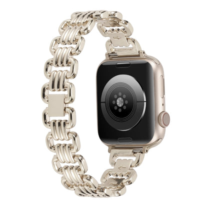 U-chain Metal Watch Band, For Apple Watch Ultra 49mm / Series 8&7 45mm / SE 2&6&SE&5&4 44mm / 3&2&1 42mm, For Apple Watch Series 8&7 41mm / SE 2&6&SE&5&4 40mm / 3&2&1 38mm