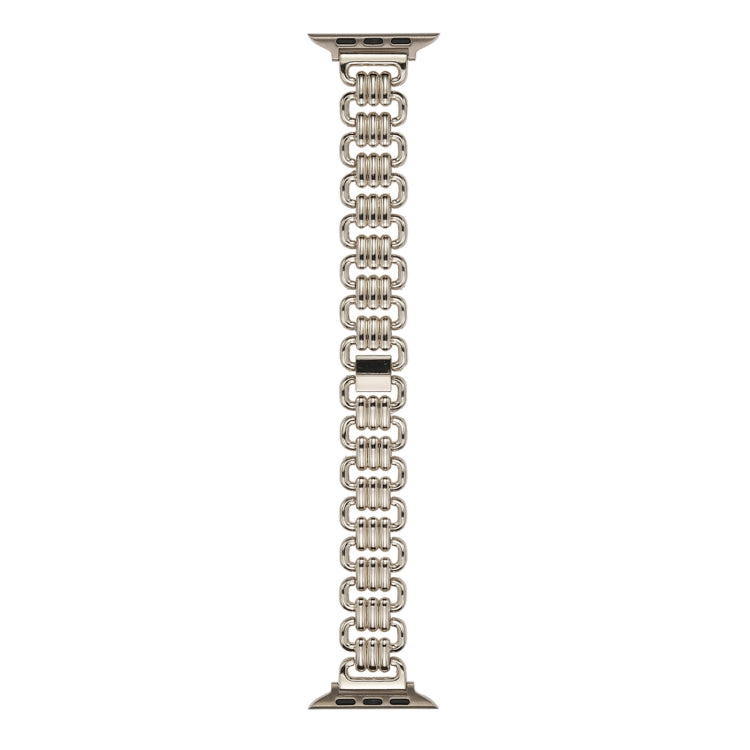 U-chain Metal Watch Band, For Apple Watch Ultra 49mm / Series 8&7 45mm / SE 2&6&SE&5&4 44mm / 3&2&1 42mm, For Apple Watch Series 8&7 41mm / SE 2&6&SE&5&4 40mm / 3&2&1 38mm