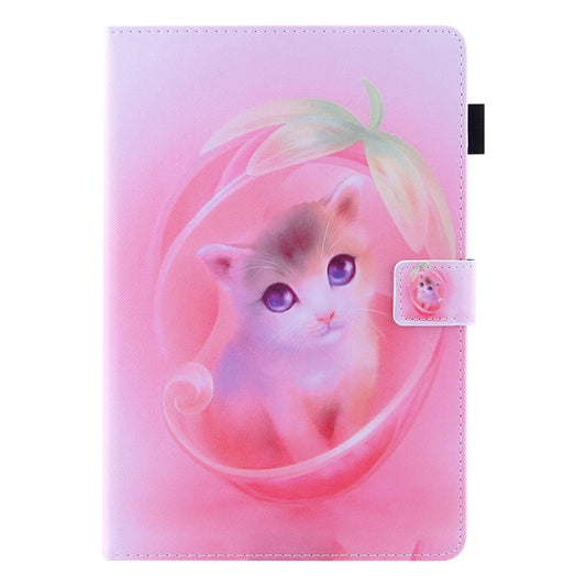 Colored Drawing Leather Smart Tablet Case, For iPad 10th Gen 10.9 2022
