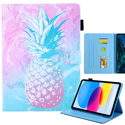 Colored Drawing Leather Smart Tablet Case, For iPad 10th Gen 10.9 2022